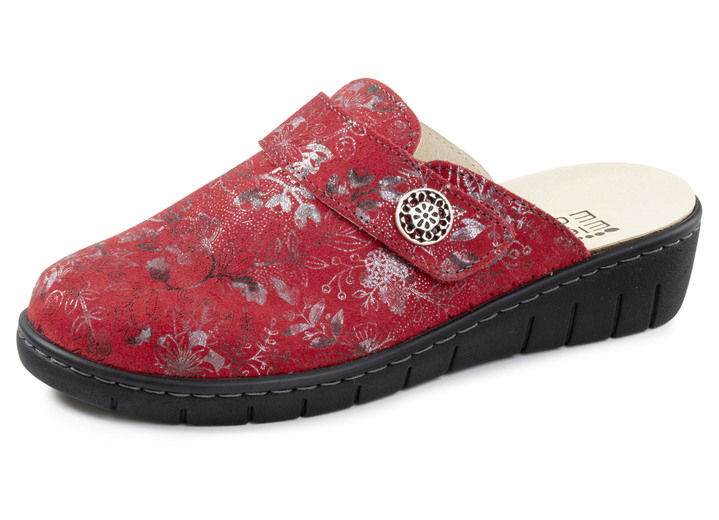 Sandaletten & Pantoletten - Clogs, in Größe 036 bis 042, in Farbe ROT Ansicht 1