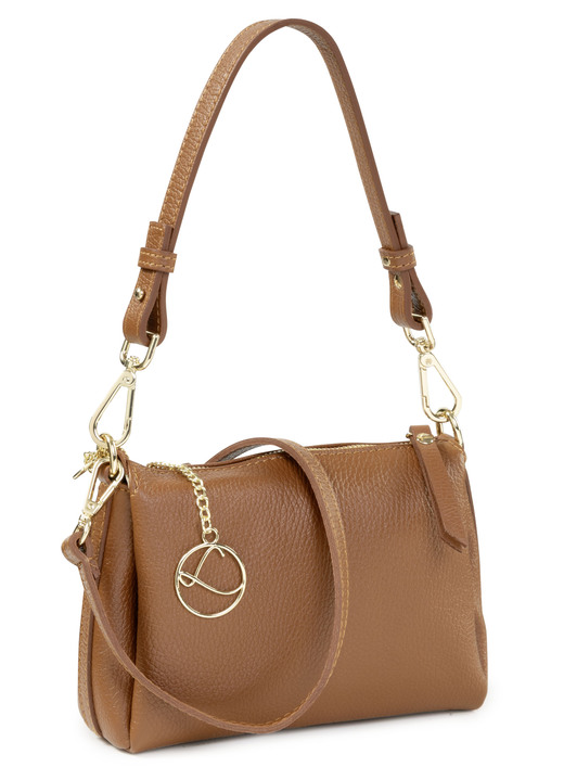 Tassen - Laurina, mini tas, dames, met afneembare, verstelbare schouderband, in Farbe COGNAC Ansicht 1
