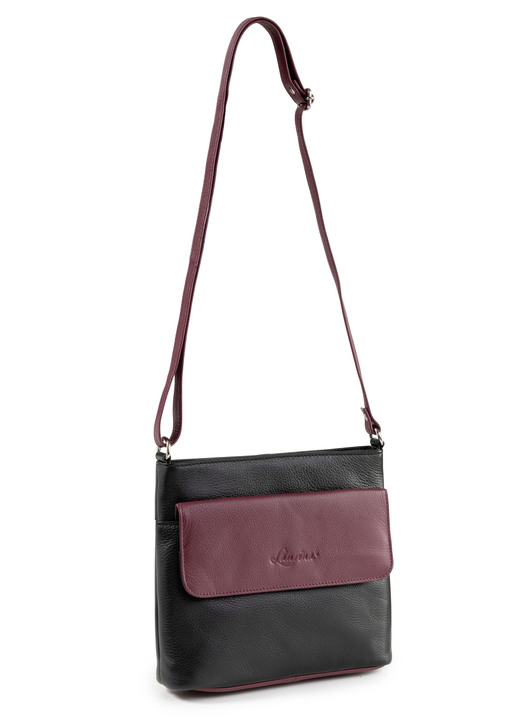 Taschen - Tasche, in Farbe SCHWARZ-BORDEAUX Ansicht 1
