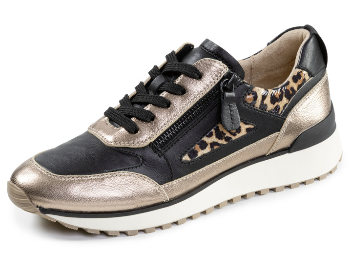 Slipper & Schnürschuhe - Sneaker, in Größe 036 bis 042, in Farbe SCHWARZ-BRONZE Ansicht 1