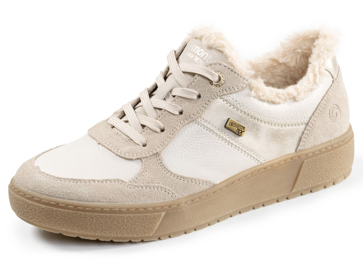 Instappers & veterschoenen - Remonte, comfortabele damessneakers, winterschoenen, breedte G, met uitneembaar voetbed, in Größe 036 bis 042, in Farbe BEIGE Ansicht 1
