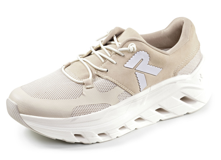 Instappers & veterschoenen - Rieker, sportieve damessneakers, breedte G, met uitneembaar voetbed, in Größe 036 bis 042, in Farbe ECRU Ansicht 1