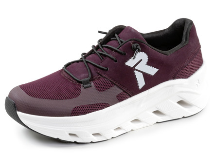 Rieker, sportieve damessneakers, breedte G, met uitneembaar voetbed