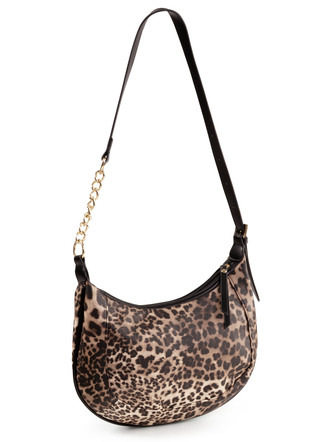 Tas, dames, met verstelbare schouderband met kettingdetail