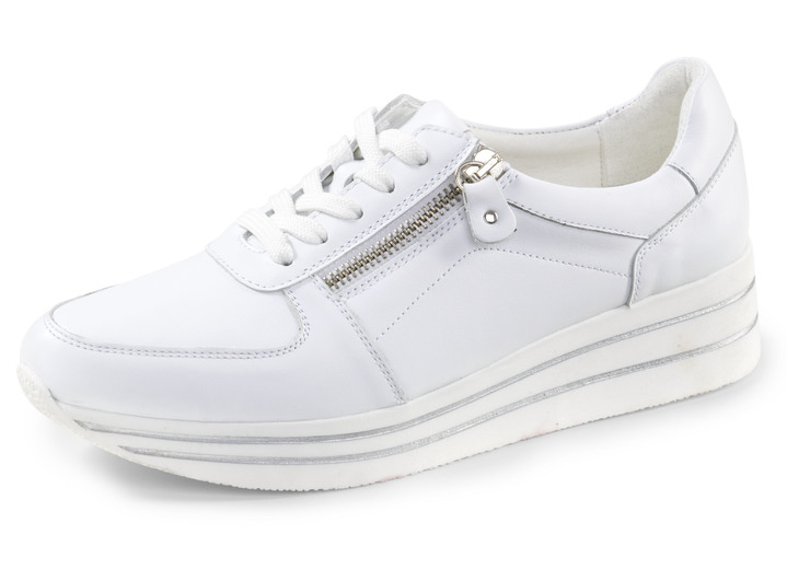 Slipper & Schnürschuhe - Sneaker, in Größe 036 bis 042, in Farbe WEISS Ansicht 1