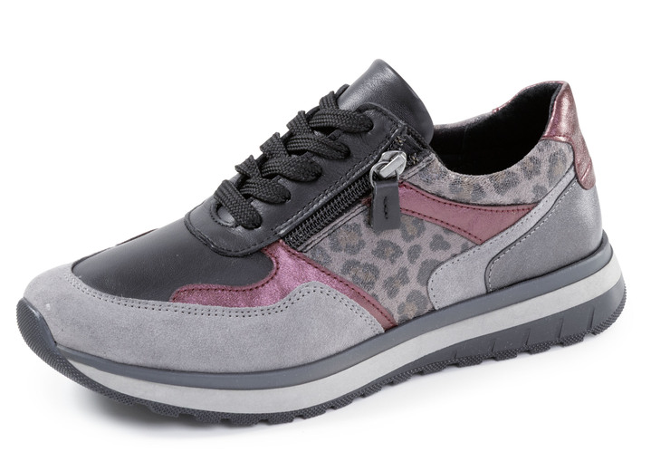 Slipper & Schnürschuhe - Sneaker, in Größe 036 bis 042, in Farbe GRAU-BUNT Ansicht 1