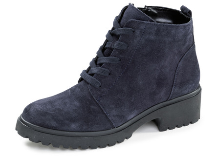 Waldläufer, comfortabele dames enkellaarsjes, winterschoenen, breedte H, met uitneembaar voetbed