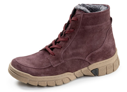 Waldläufer, gevoerde dames enkellaarsjes, winterschoenen, breedte H, met uitneembaar voetbed