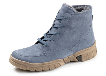 Waldläufer, gevoerde dames enkellaarsjes, winterschoenen, breedte H, met uitneembaar voetbed