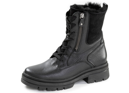 Waldläufer, gevoerde dames enkellaarsjes, winterschoenen, breedte H, met lamsvacht