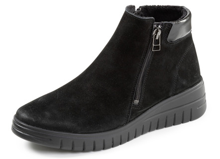 ELENA EDEN, gevoerde dames enkellaarsjes, winterschoenen, breedte H, met uitneembaar voetbed
