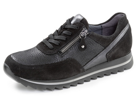 Waldläufer, comfortabele damessneakers, breedte H, met uitneembaar voetbed