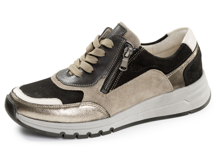 Slipper & Schnürschuhe - Sneaker, in Größe 3 1/2 bis 8, in Farbe TAUPE-BUNT Ansicht 1