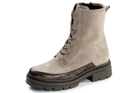 Waldläufer, comfortabele dames enkellaarsjes, winterschoenen, breedte H, met uitneembaar voetbed