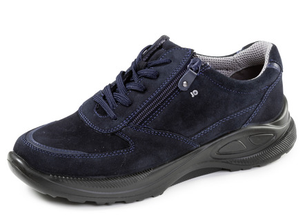 Trendy dames veterschoenen, breedte K, met uitneembaar voetbed