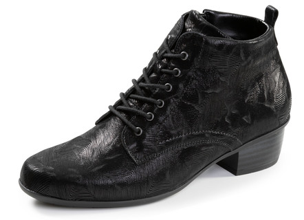 Waldläufer, comfortabele dames enkellaarsjes, winterschoenen, breedte H, met uitneembaar voetbed