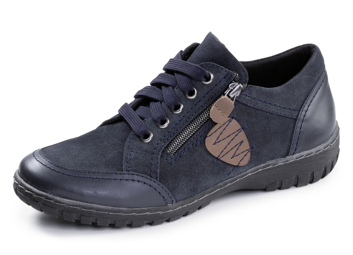 Instappers & veterschoenen - ELENA EDEN, comfortabele dames veterschoenen, breedte G, met uitneembaar voetbed, in Größe 036 bis 042, in Farbe MARINE Ansicht 1