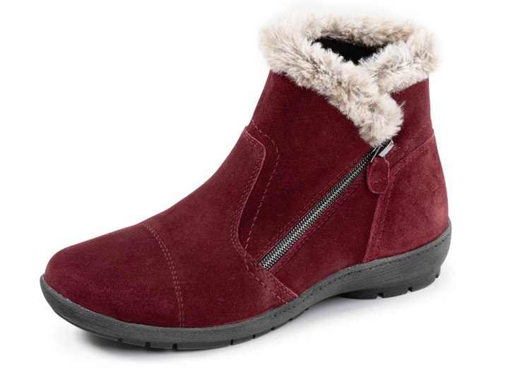 Laarzen & laarsjes - ELENA EDEN, gevoerde dameslaarzen, winterschoenen, breedte G, met uitneembaar voetbed, in Größe 036 bis 042, in Farbe BORDEAUX Ansicht 1