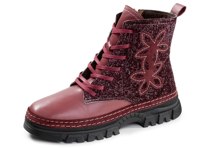 Stiefel & Stiefeletten - Stiefeletten, in Größe 036 bis 042, in Farbe ROT Ansicht 1