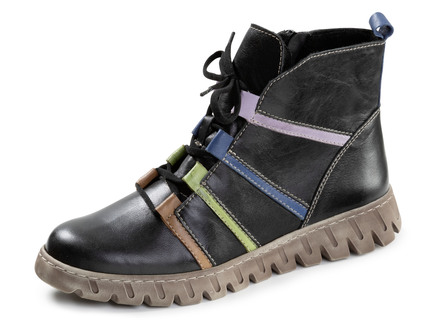 Gemini, trendy dames enkellaarsjes, winterschoenen, breedte G, met uitneembaar voetbed