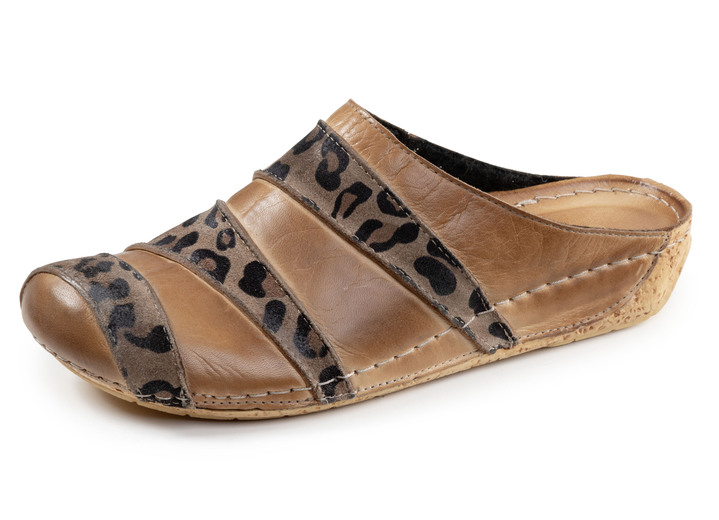 Sandaletten & Pantoletten - Clogs, in Größe 036 bis 042, in Farbe BRAUN Ansicht 1