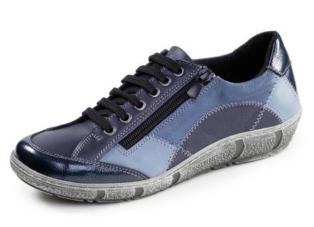 Gemini, comfortabele dames veterschoenen, breedte G, met uitneembaar voetbed