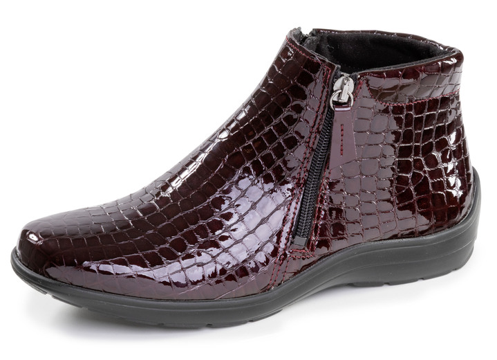 Stiefel & Stiefeletten - Stiefeletten, in Größe 035 bis 042, in Farbe BURGUND Ansicht 1