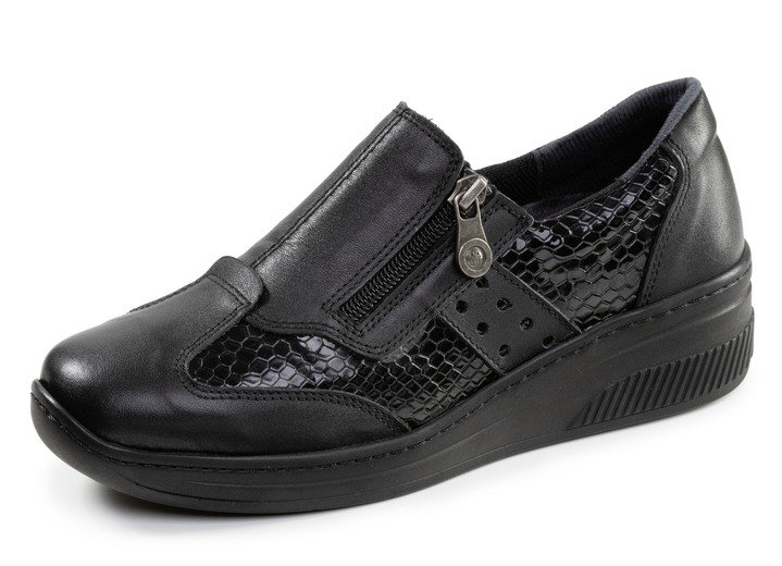 Instappers & veterschoenen - ELENA EDEN, comfortabele damespantoffels, breedte H, met uitneembaar voetbed, in Größe 036 bis 042, in Farbe SCHWARZ Ansicht 1