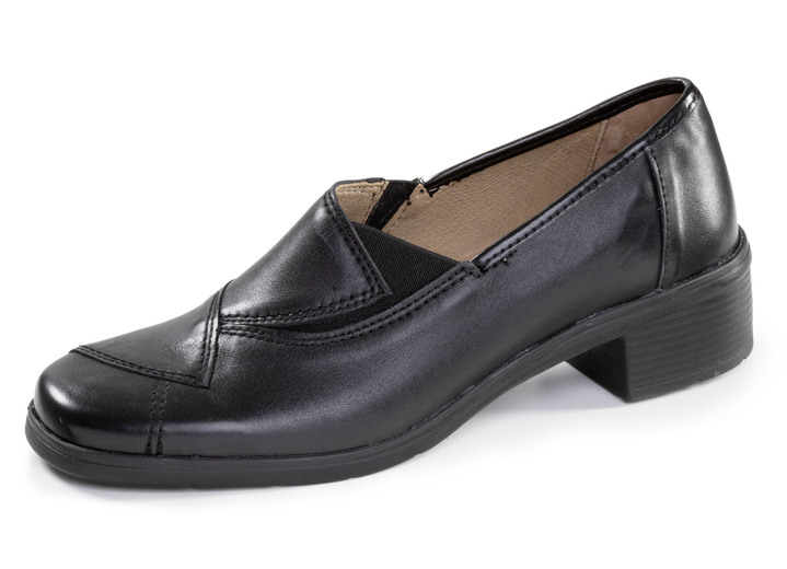 Pumps en ballerina‘s - ELENA EDEN, klassieke dames trotteur, breedte G, met uitneembaar voetbed, in Größe 036 bis 042, in Farbe SCHWARZ Ansicht 1