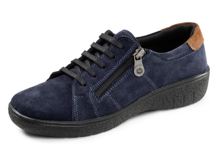 ELENA EDEN, comfortabele dames veterschoenen, breedte G, met uitneembaar voetbed