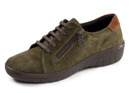 ELENA EDEN, comfortabele dames veterschoenen, breedte G, met uitneembaar voetbed
