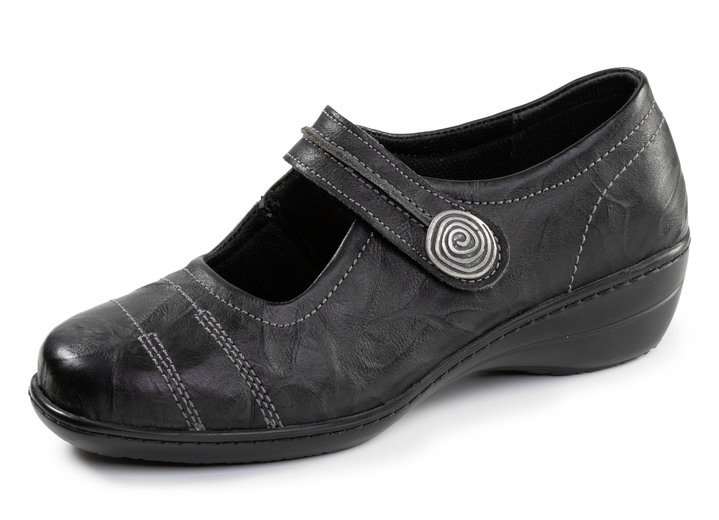 Pumps & Ballerina - Spangenschuhe, in Größe 035 bis 042, in Farbe SCHWARZ Ansicht 1