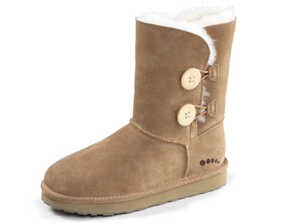 ELENA EDEN, gevoerde dameslaarzen, winterschoenen, met lamsvacht