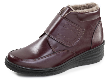ELENA EDEN, gevoerde dameslaarzen, winterschoenen, breedte H, met lamsvacht