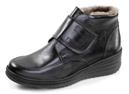 ELENA EDEN, gevoerde dameslaarzen, winterschoenen, breedte H, met lamsvacht