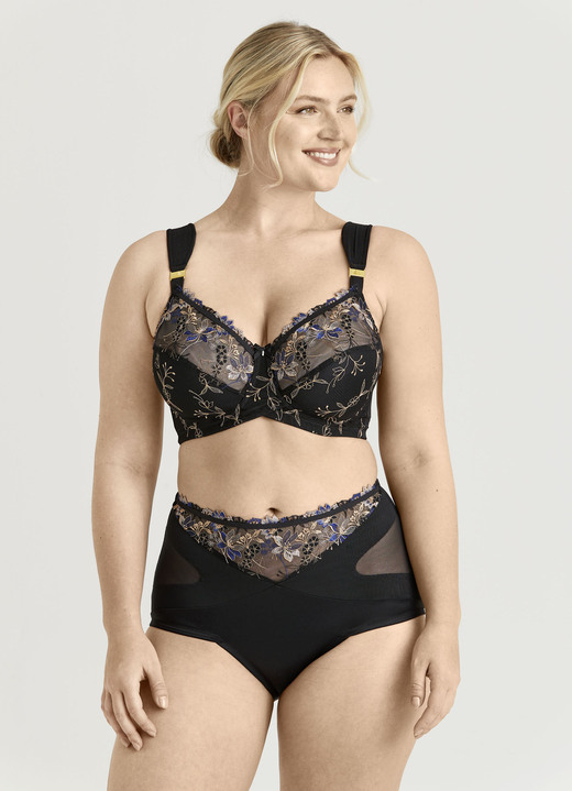 Miederhosen - Miederslip, in Größe 038 bis 050, in Farbe SCHWARZ Ansicht 1