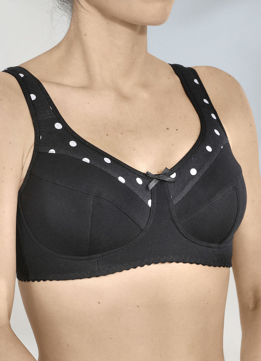 Soft-BH - BH Cup B, in Größe 080 bis 105, in Cup B, in Farbe SCHWARZ Ansicht 1