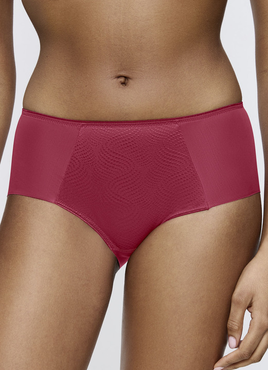Triumph - Triumph slip met jacquard inzetstuk aan de voorkant, in Größe 036 bis 048, in Farbe BORDEAUX Ansicht 1