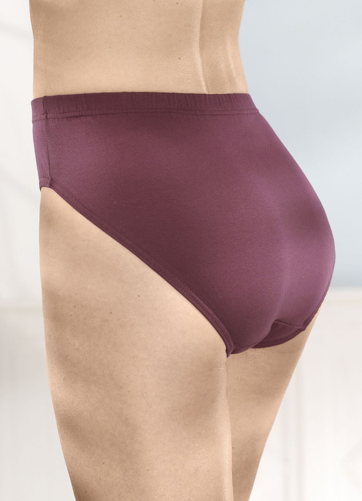 Slips - Viererpack Slips, in Größe 036 bis 050, in Farbe 2X BURGUND, 2X JEANSBLAU Ansicht 1