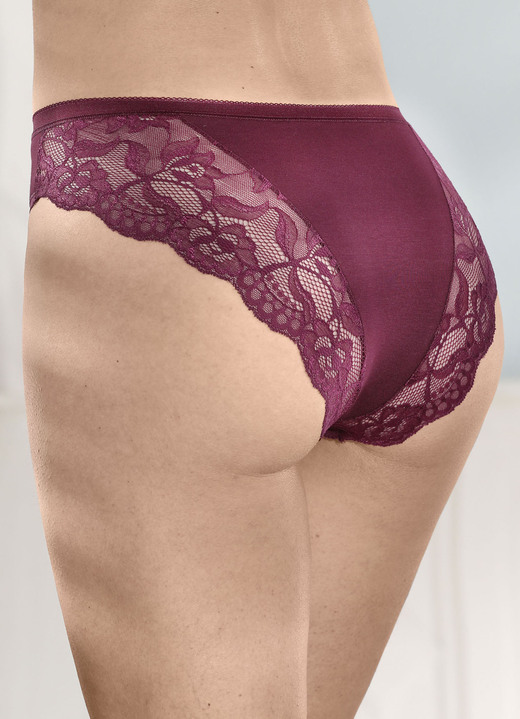 Slips - Viererpack Slips, in Größe 036 bis 050, in Farbe 2X BURGUND, 2X SCHWARZ Ansicht 1