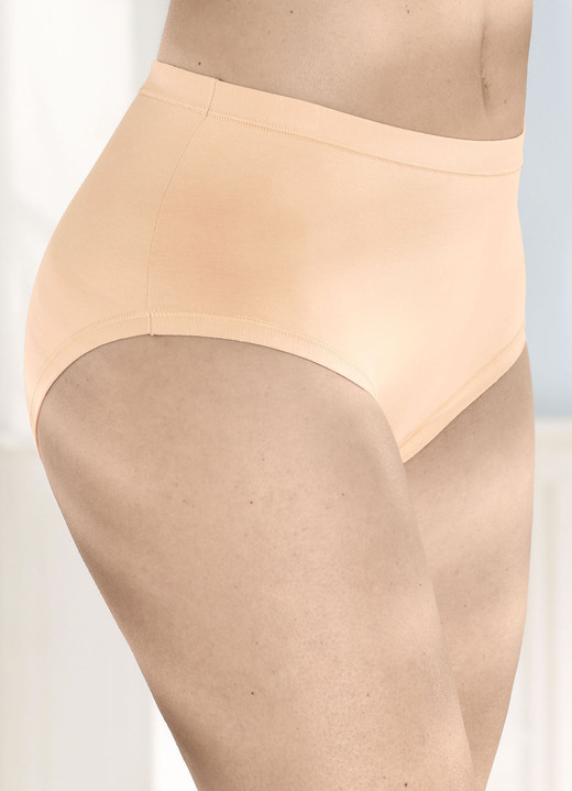 Slips - brio lingerie vijf-pack slips, in Größe 038 bis 056, in Farbe PUDER Ansicht 1