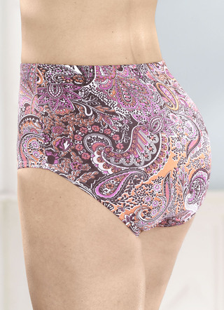 Verpakking van vijf slips met paisley-motief