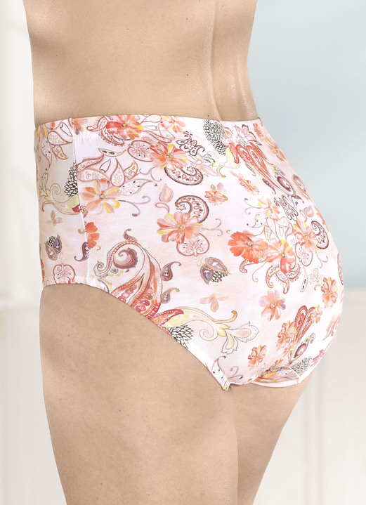 Slips - Dreierpack Slips, in Größe 040 bis 054, in Farbe 2X APRICOT-BUNT BEDRUCKT, 1X APRICOT Ansicht 1