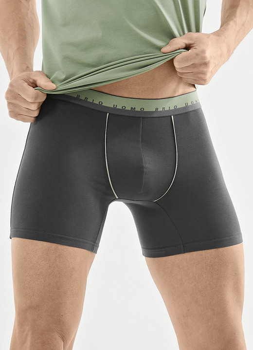Pants & Boxershorts - Dreierpack Pants, in Größe 005 bis 011, in Farbe 3X GRAFIT-SALBEI Ansicht 1