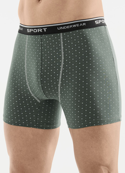Pants & Boxershorts - Dreierpack Pants, in Größe 005 bis 011, in Farbe 2X KHAKI-GRAU, 1X SCHWARZ-GRAU Ansicht 1