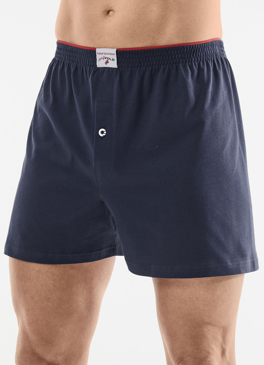 Pants & Boxershorts - Dreierpack Boxershorts, in Größe 005 bis 016, in Farbe 3X MARINE