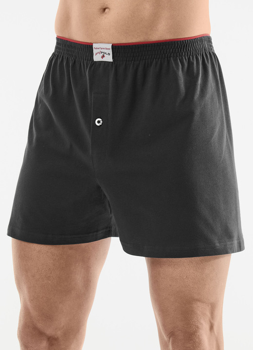 Pants & Boxershorts - Dreierpack Boxershorts, in Größe 005 bis 016, in Farbe 3X SCHWARZ Ansicht 1