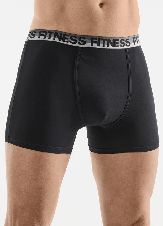 Pants & Boxershorts - Fünferpack Pants, in Größe 005 bis 011, in Farbe 3X SCHWARZ, 2X HELLGRAU MELIERT