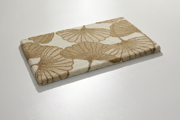 Badgarnituren - Vorleger halbrund, in Größe 100 (Vorleger halbrund, 50/ 80 cm) bis 112 (WC-Deckelbezug, 47/ 50 cm), in Farbe CAPPUCCINO Ansicht 1