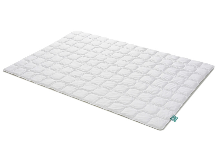 Dekbedden e.d. - Beddengoedassortiment van ventilatoren gemaakt van puur natuurlijke materialen, in Größe 103 (deken, 135/200 cm) bis 121 (Kussen, 40/80 cm), in Farbe WEISS, in Ausführung Licht dekbed Ansicht 1